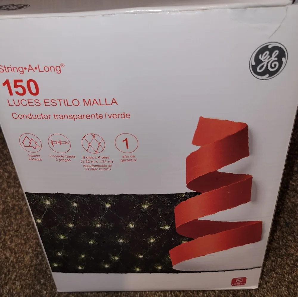 GE String-A-Long 150 Net Lights